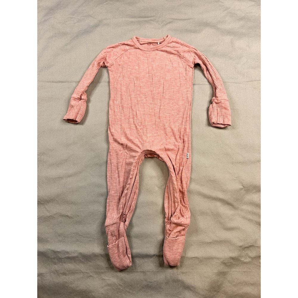 Little Sleepies Mauve Solid Over the Head Zipper Sleeper